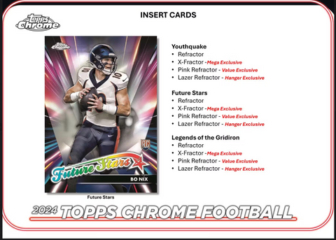 2024 Topps Chrome Football Mega Box