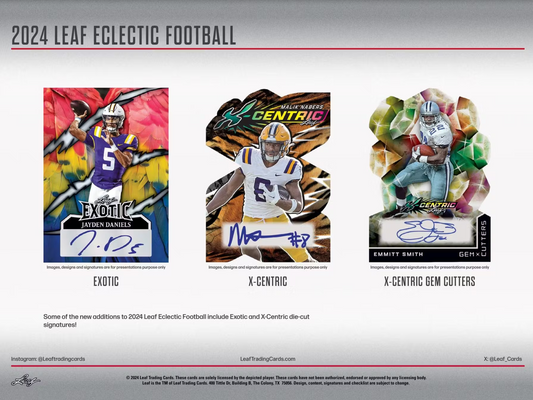 2024 Leaf Eclectic Football Hobby Box