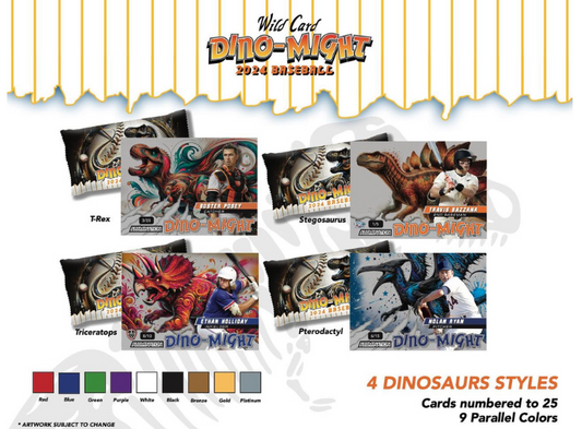 2024 Wild Card Dino-Might Baseball Hobby Box