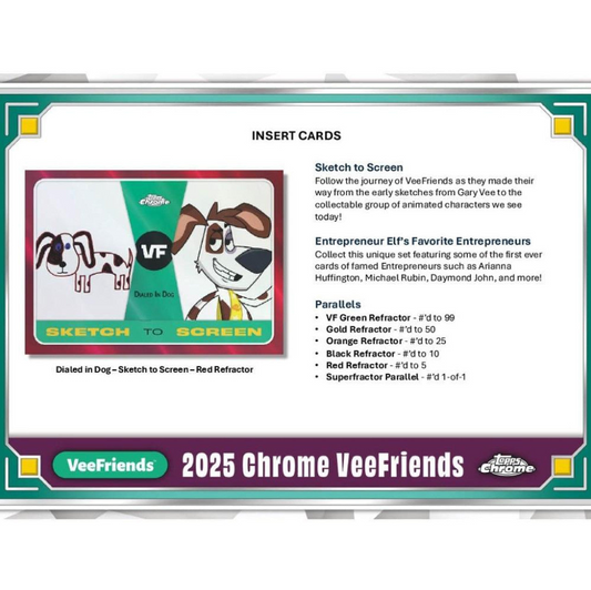 2025 Topps VeeFriends Chrome Blaster Box