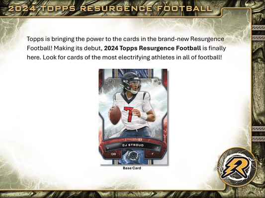 2024 Topps Resurgence Football 8-Pack Blaster Box