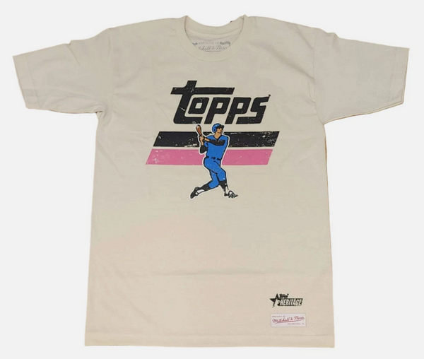 Topps Heritage Cream Stripe Batter T-shirt