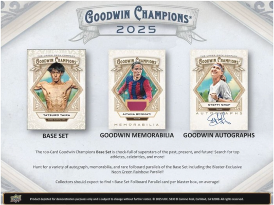 2025 Upper Deck Goodwin Champions Blaster Box
