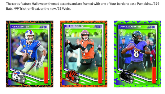 2025 Panini Score-A-Treat Football Card 40 Packs Halloween Bundle