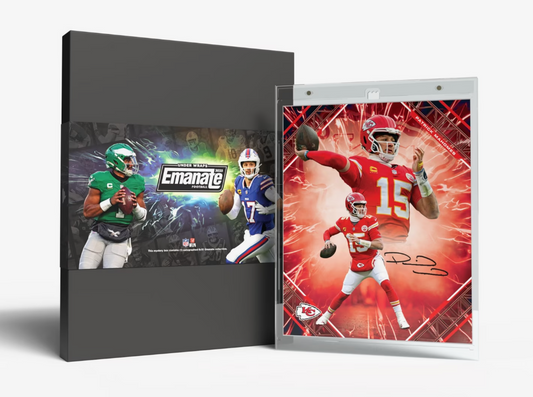 2025 Fanatics Under Wraps Emanate Autographed NFL Football Trading Card Mystery Box