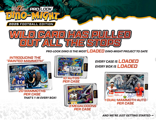 2025 Wild Card Dino-Might Football Hobby Box