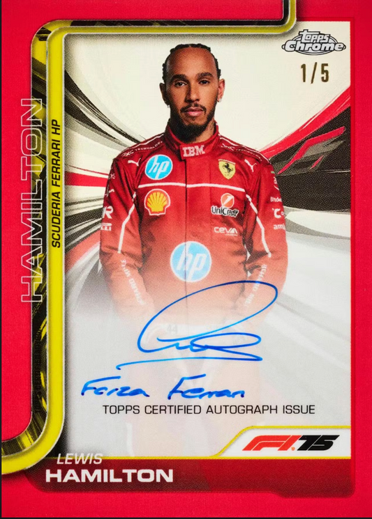 2025 Topps Chrome Formula 1 Racing Hobby Box
