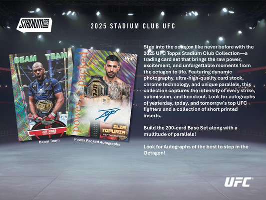2025 Topps Stadium Club UFC Mega Box