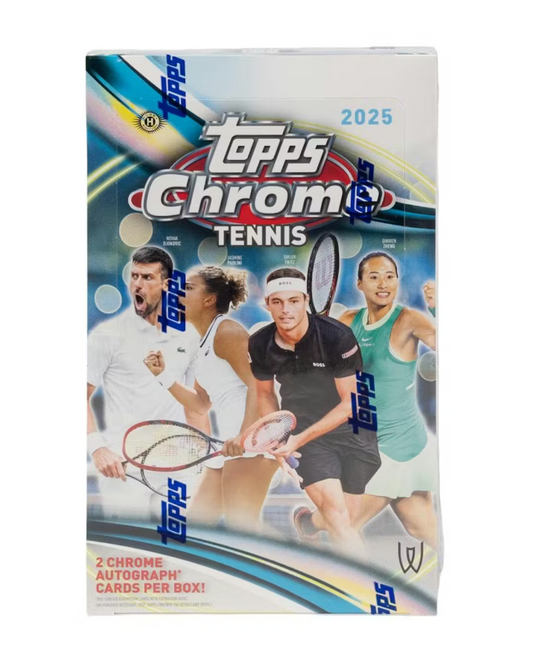 PRE-ORDER 2025 Topps Chrome Tennis Hobby Box