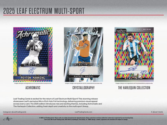 2025 Leaf Electrum Multisport Hobby Box