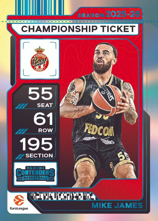 2025/26 Panini Contenders EuroLeague Basketball Hobby Box