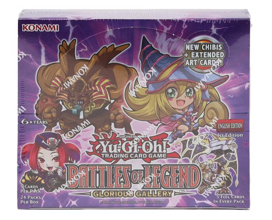 Yu-Gi-Oh Battles of Legend Glorious Gallery Booster Box 1st Edition