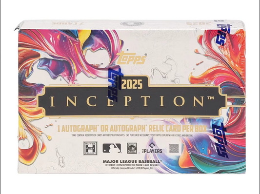 PRE-ORDER 2025 Topps Inception Baseball Hobby Box