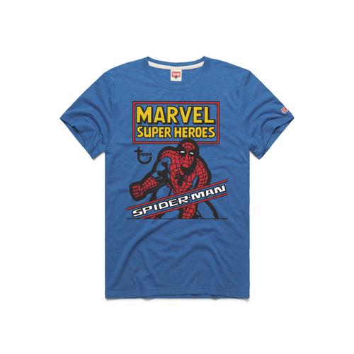 Topps Marvel SpiderMan Sticker Blue T-Shit