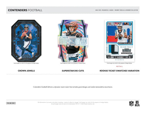 2023 Panini Contenders Football Hobby Blaster Box