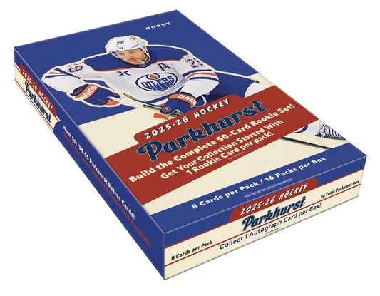 PRE-ORDER 2025/26 Upper Deck Parkhurst Champions Hockey Hobby Box