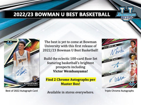 2022/23 Bowman University's Best Basketball Hobby Box