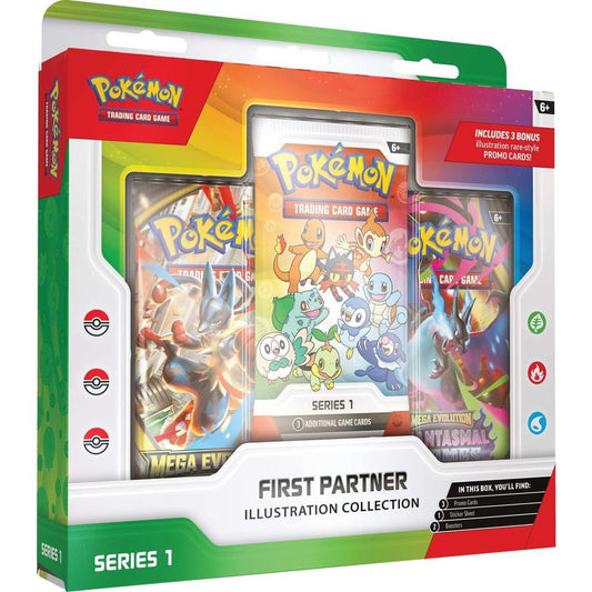 PRE-ORDER Pokemon First Partner Illustration Collection Series 1 - Box