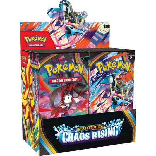 PRE-ORDER Pokemon Mega Evolution Chaos Rising Booster Box