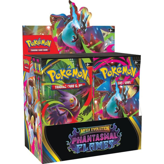 PRE-ORDER Pokémon Mega Evolution Phantasmal Flames Booster Box