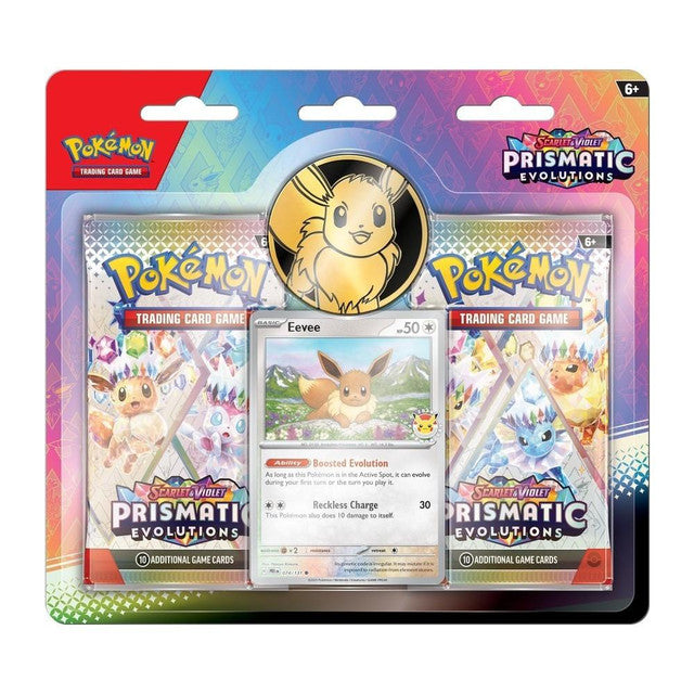 PRE-ORDER Pokemon Scarlet & Violet Prismatic Evolutions 2-Pack Blister Pack