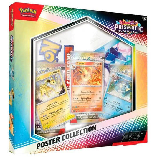 Pokemon Scarlet & Violet Prismatic Evolutions Poster Collection Box