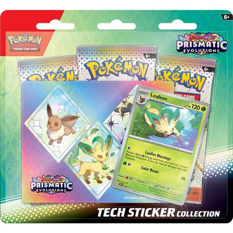 Pokemon Scarlet & Violet Prismatic Evolutions Tech Sticker Collection (Random)