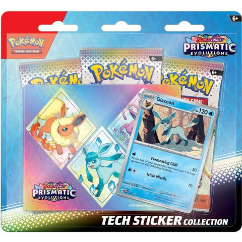 Pokemon Scarlet & Violet Prismatic Evolutions Tech Sticker Collection (Random)