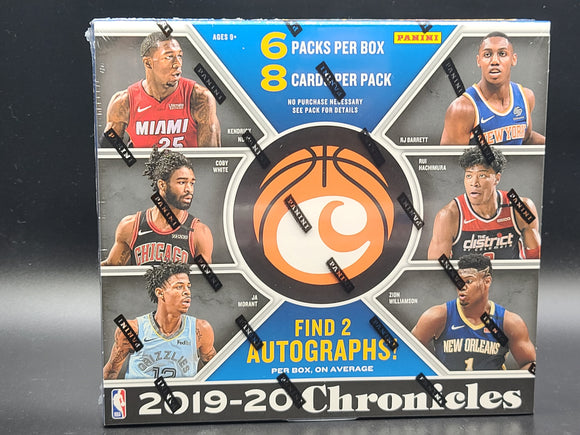 2019/20 Panini Chronicles Basketball Hobby Box