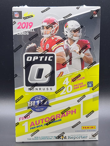 2019 Panini Donruss Optic Football Hobby Box