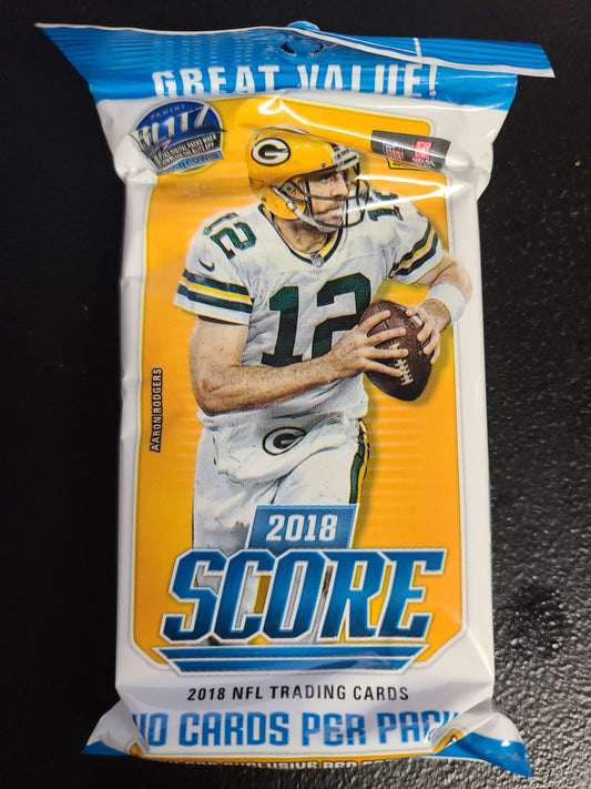 2018 Panini Score Football Fat Single Pack