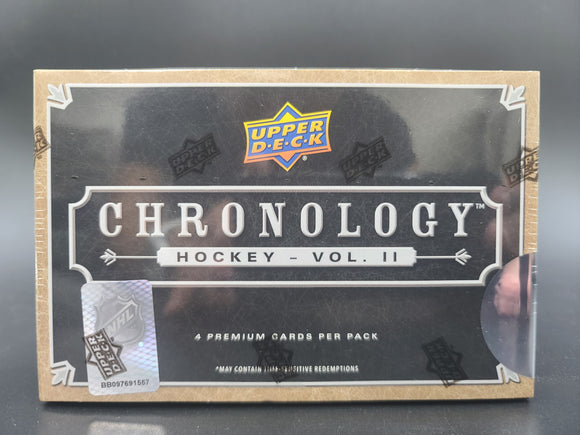 2019/20 Upper Deck Chronology Hockey Volume II Hobby Box