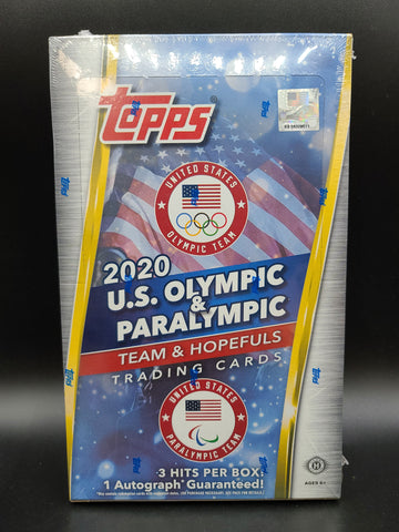 2021 Topps U.S. Olympic & Paralympic Team Hopefuls Hobby Box