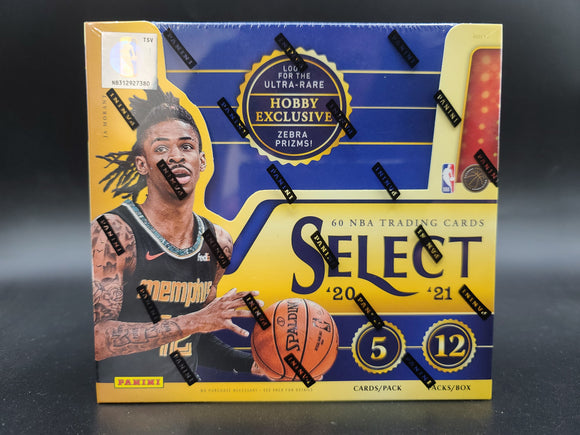 2020/21 Panini Select Basketball Hobby Box