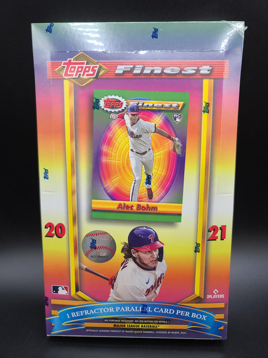 2021 Topps Finest Flashback Baseball Hobby Box