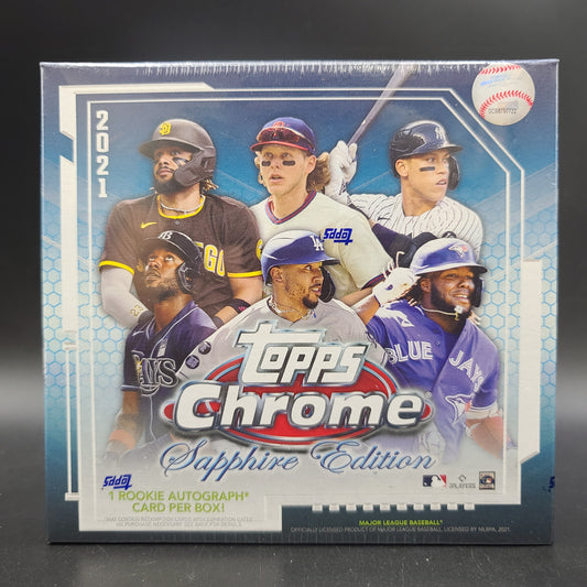 2021 Topps Chrome Sapphire Edition Baseball Box