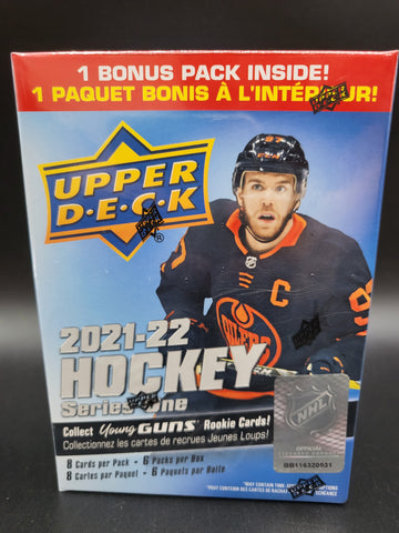 2021/22 Upper Deck Series 1 Hockey Blaster Box