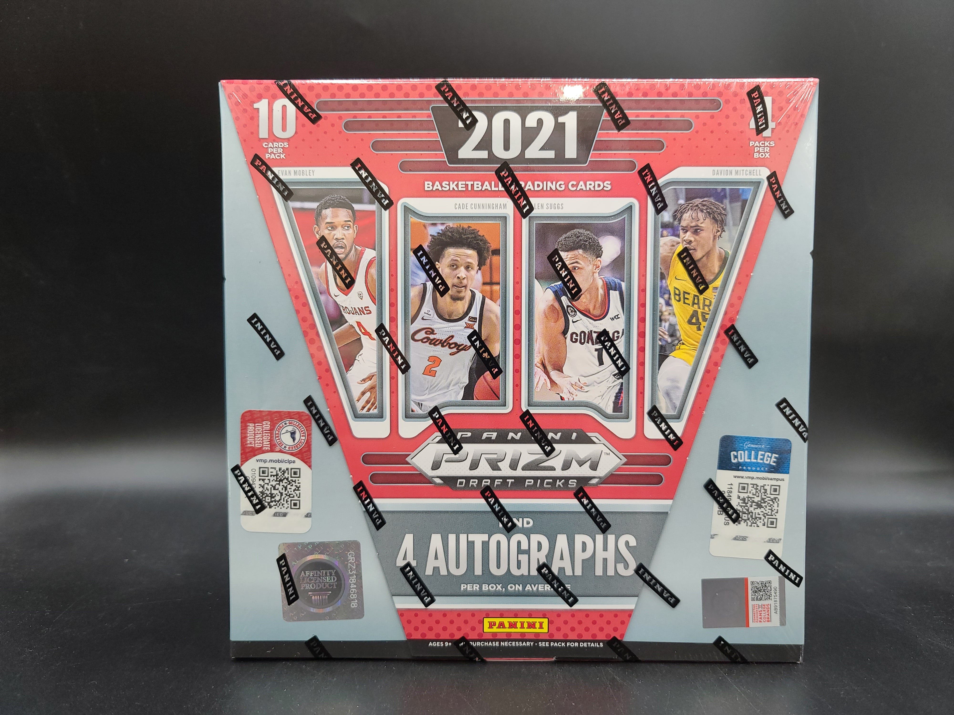 Panini 2021-22 Prizm Draft Picks Basketball Hobby Box - 4 Packs for sale  online