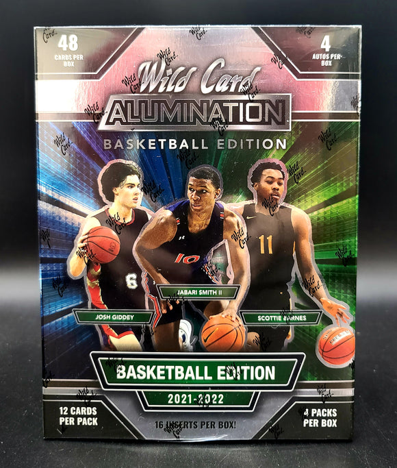 2021/22 Wild Card Alumination Basketball Hobby Box