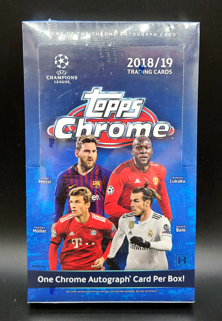 2018/19 Topps UEFA Champions League Chrome Soccer Hobby Box