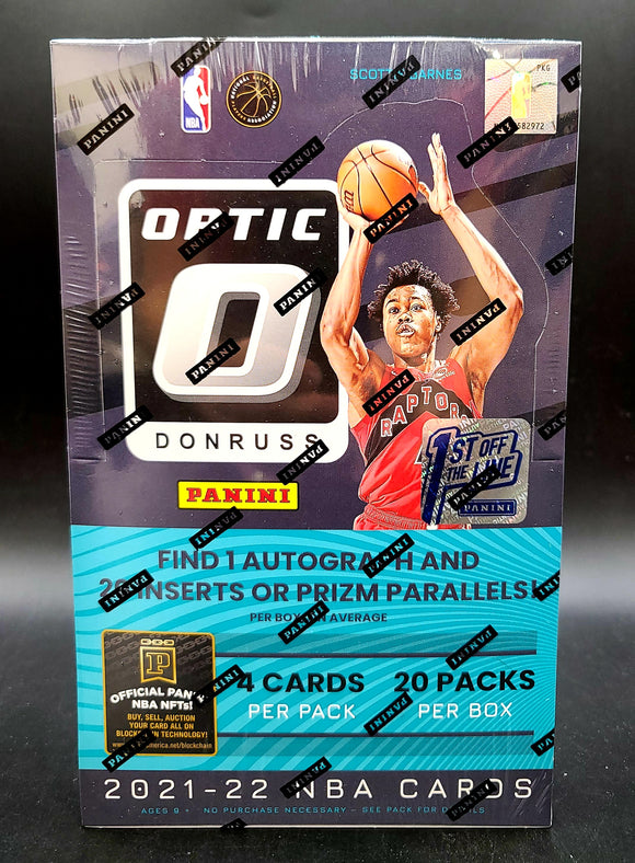 2021/22 Panini Donruss Optic Basketball 1st Off The Line Hobby Box