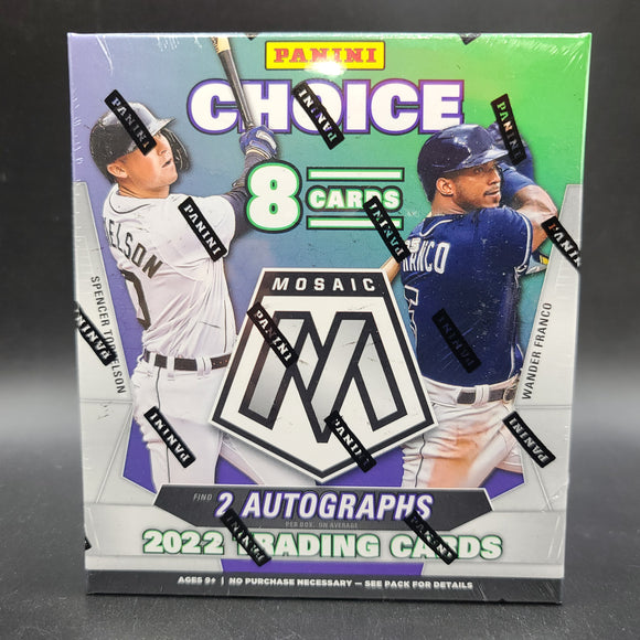 2022 Panini Mosaic Choice Baseball Box