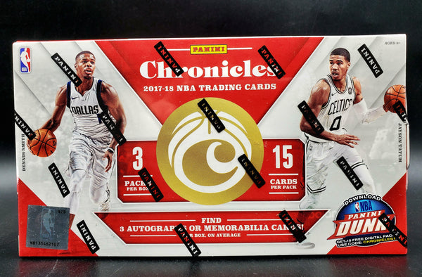 2017/18 Panini Chronicles Basketball Hobby Box *