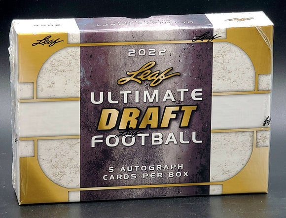 2022 Leaf Ultimate Draft Football Hobby Box